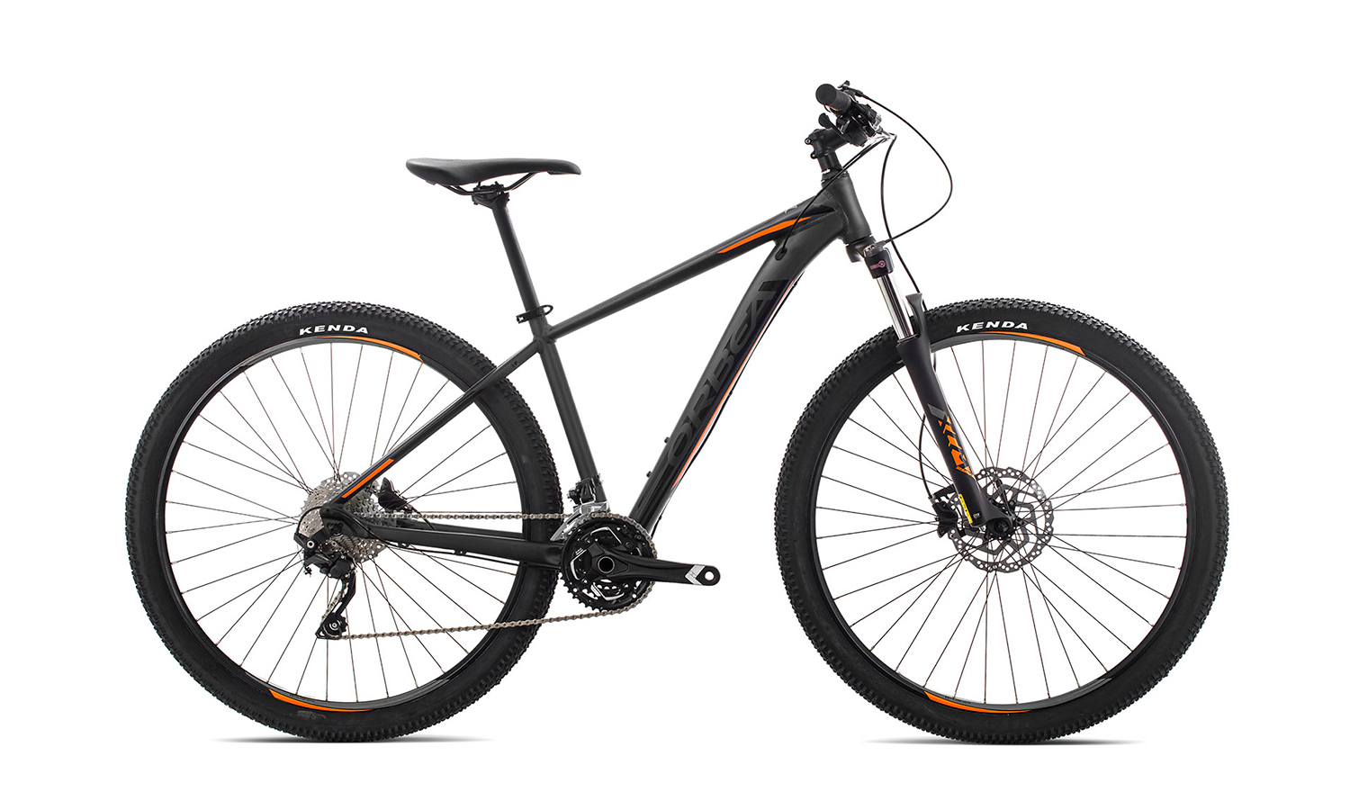 Фотографія Велосипед Orbea MX 29 30 (2019) 2019 Чорно-жовтогарячий 